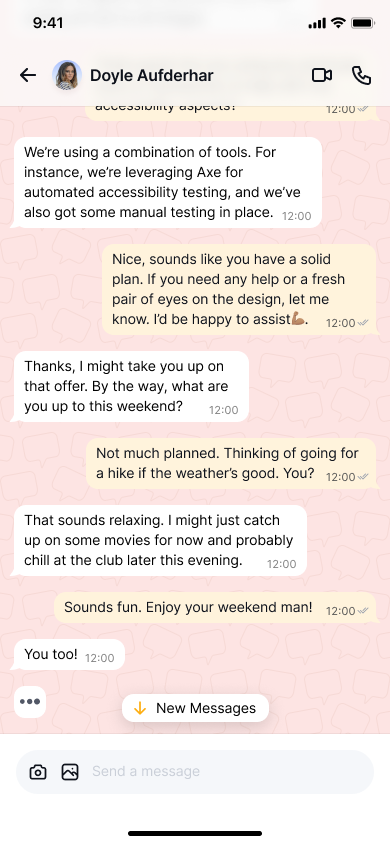 Farsay Chat Screen